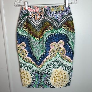 Moulinette Soeurs Anthropologie Pencil Skirt SZ 0